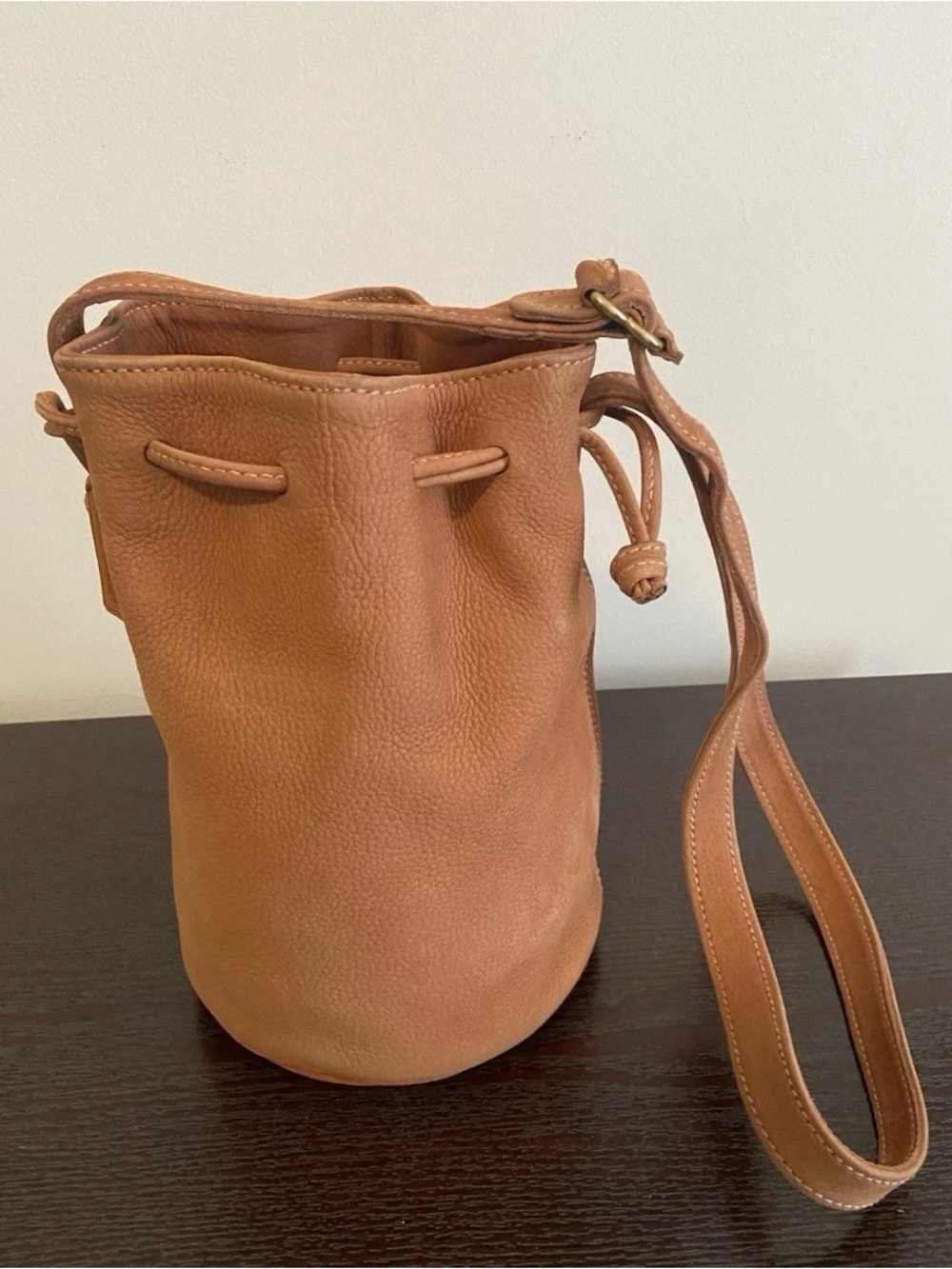 Vintage Coach Sonoma Nubuc Leather Drawstring Bucket Crossbody Bag - Picture 2 of 5